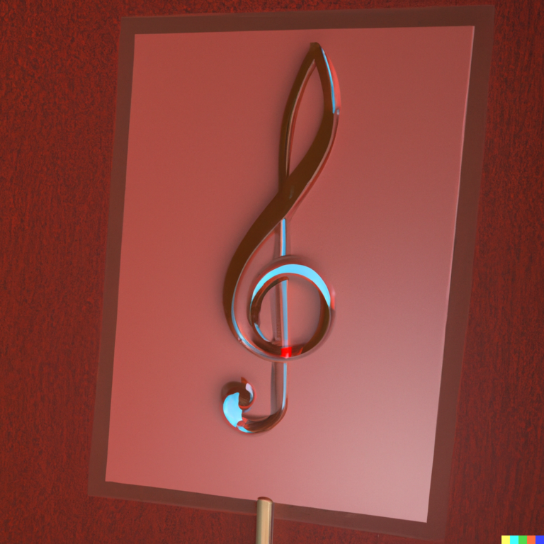 DALL·E 2023-08-29 10.46.03 - 3D rendering of a musical stave