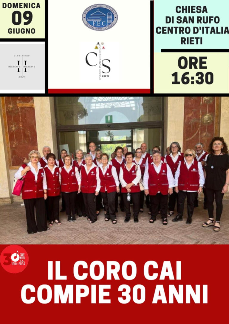 coro cai domenica 9 giugno