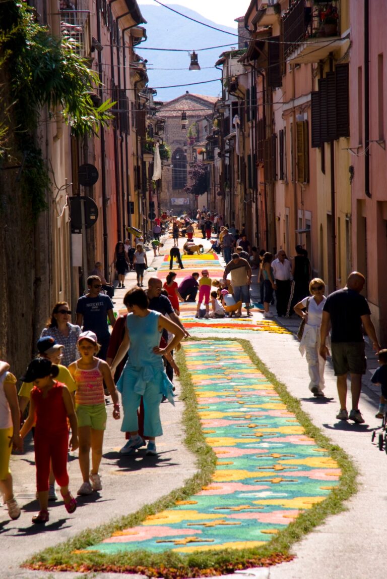 infiorata di via nuova